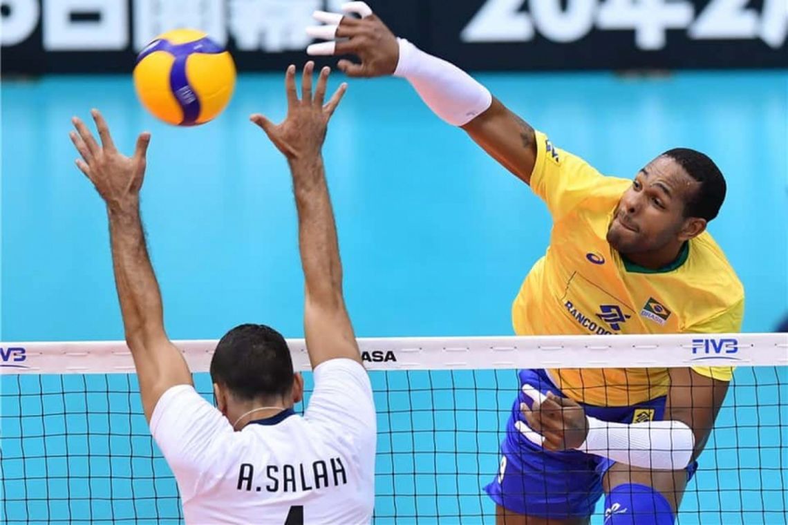 Seleção na Copa do Mundo de Vôlei Masculino, no JApão