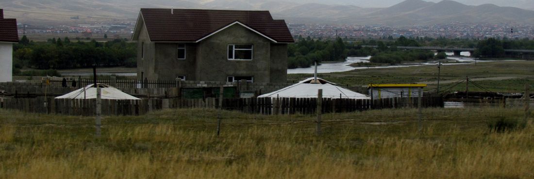 Campo na Mongólia Campo na Mongólia