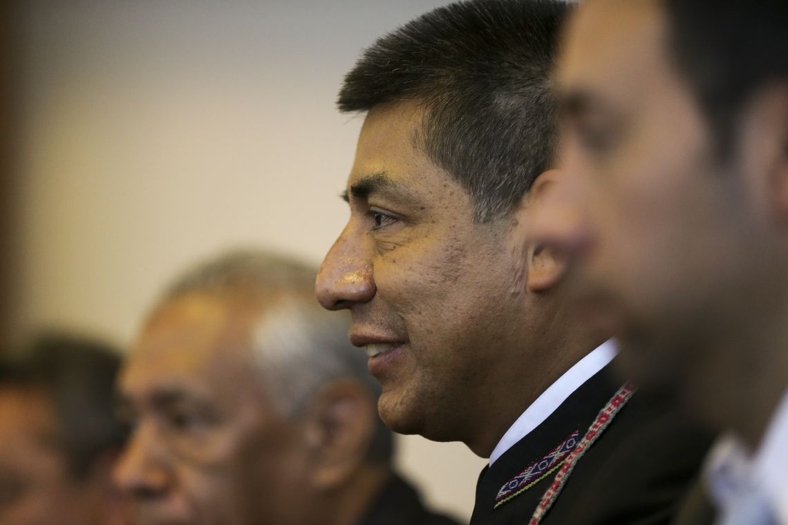 Marcelo Camargo/Agência Brasil Brasília - O ministro das Relações Exteriores, Aloysio Nunes Ferreira, se reúne com o ministro das Relações Exteriores da Bolívia, Fernando Huanacuni, no Palácio Itamaraty (Marcelo Camargo/Agência Brasil)