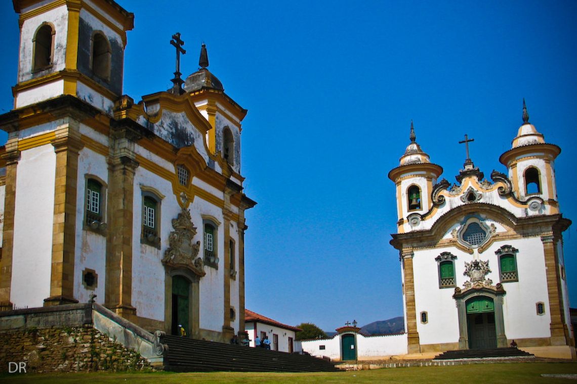 Edernon Marcos Pereira/Governo de Minas Gerais/direitos reservados/Agência Brasil Igrejas São Francisco de Assis e Nossa Senhora do Carmo, Mariana
