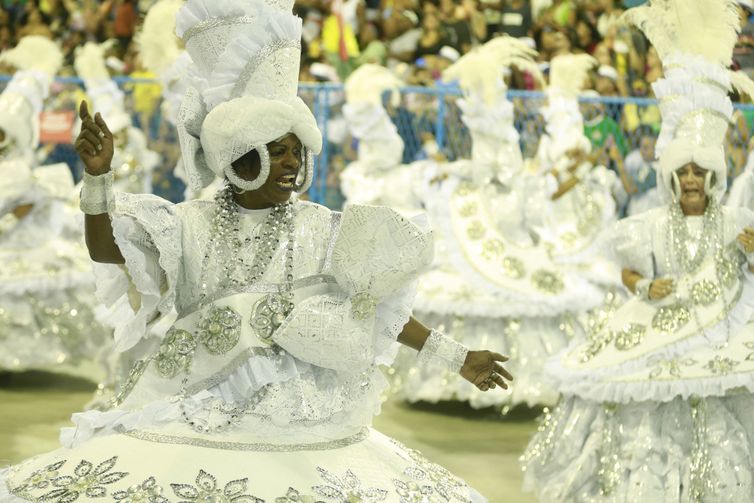 Desfile da Portela no Carnaval 2019 no Rio de Janeiro