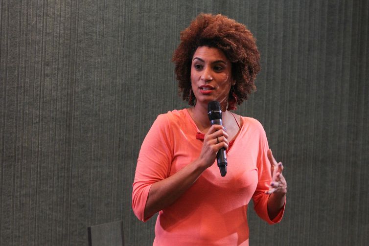 - A vereadora assassinada Marielle Franco na Câmara do Rio de Janeiro - strong Guilherme Cunha/Alerj /strong
