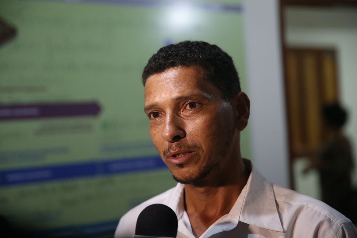 José Cruz/Agência Brasil Mariana (MG) - Expedito Lucas da Silva durante reunião da Comissão de Atingidos, dois anos após a tragédia do rompimento da Barragem de Fundão, da mineradora Samarco (José Cruz/Agência Brasil)