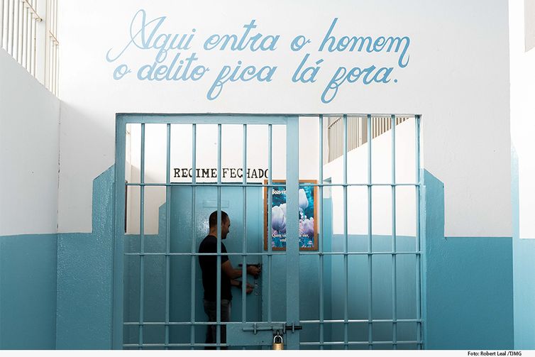 Sede da Associação de Proteção e Assistência aos Condenados (Apac) de Santa Luzia, na região metropolitana de Belo Horizonte