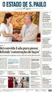 Capa do Jornal O Estado de S. Paulo Edição 2023-11-27