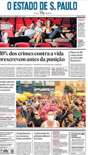 Capa do Jornal O Estado de S. Paulo Edição 2020-03-02