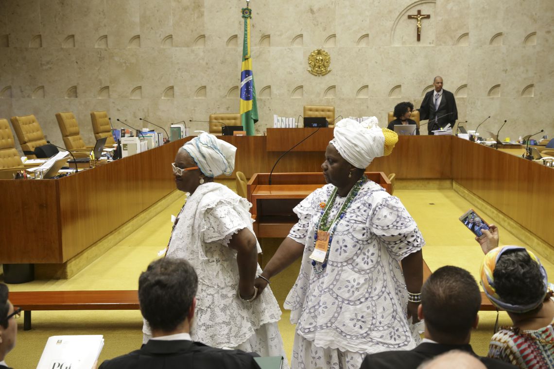 Antonio Cruz/Agência Brasil O Supremo Tribunal Federal julga a legalidade ou não da prática de sacrifícios animais em cultos religiosos.