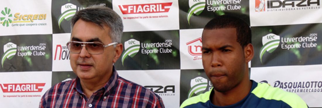 Lucas Mendes é apresentado no Luverdense Lucas Mendes é apresentado no Luverdense