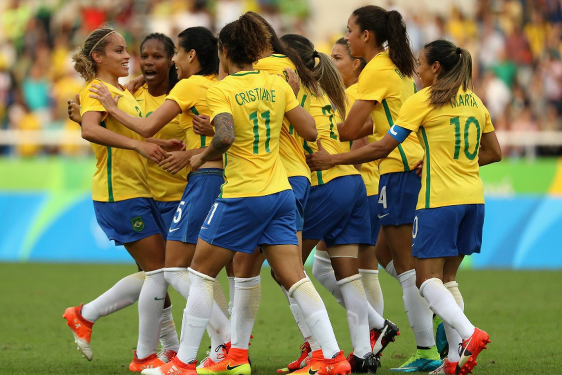 SeleÃ§Ã£o brasileira de futebol feminino enfrenta a China na estreia nos Jogos Rio 2016 (DivulgaÃ§Ã£o/Rio 2016)