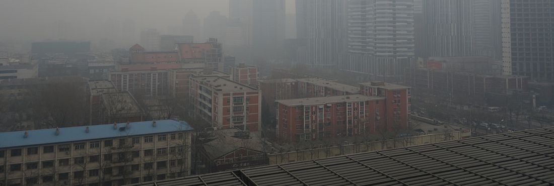 PoluiÃ§Ã£o do ar em Pequim, na China