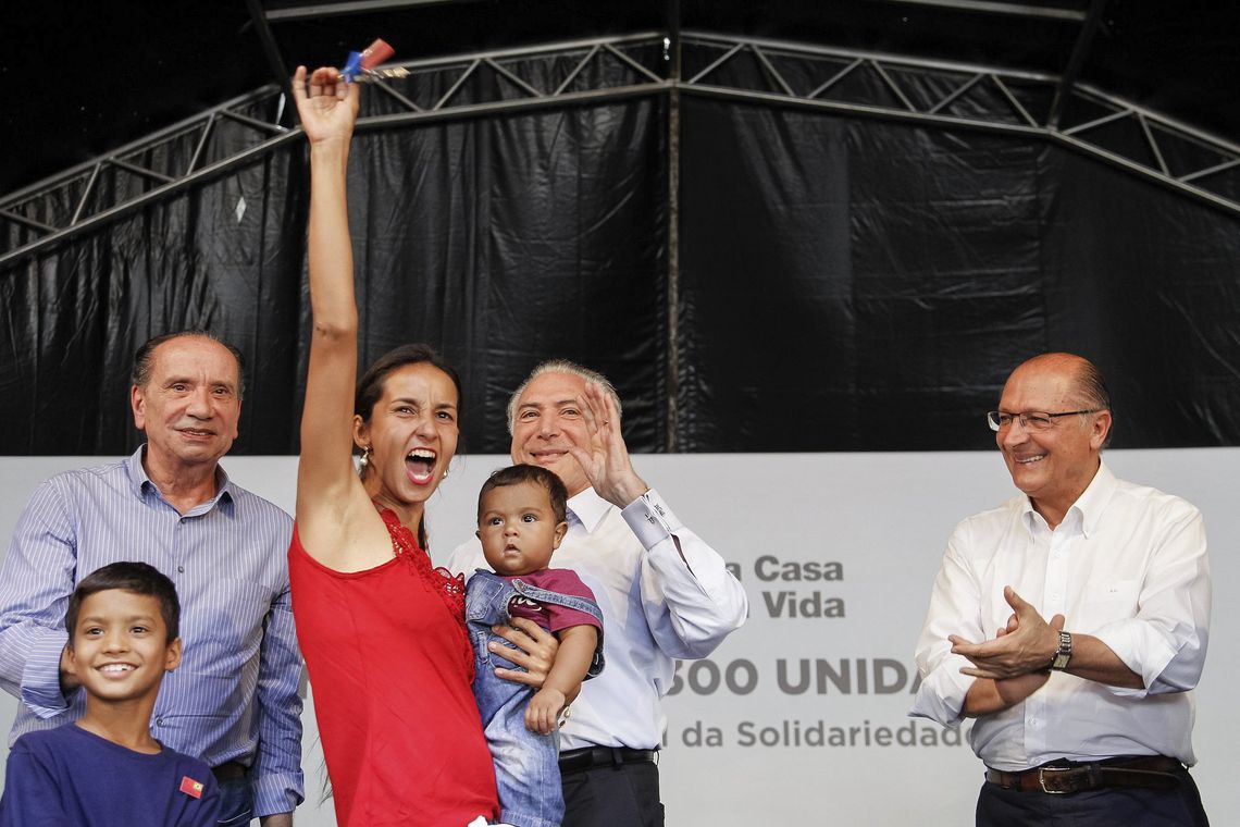 Beto Barata/Pr São José do Rio Preto (SP) - Presidente Michel Temer durante cerimônia de entrega de unidades habitacionais do Parque Residencial da Solidariedade, do Programa Minha Casa, Minha Vida (Beto Barata/PR)