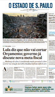 Capa do Jornal O Estado de S. Paulo Edição 2023-11-01