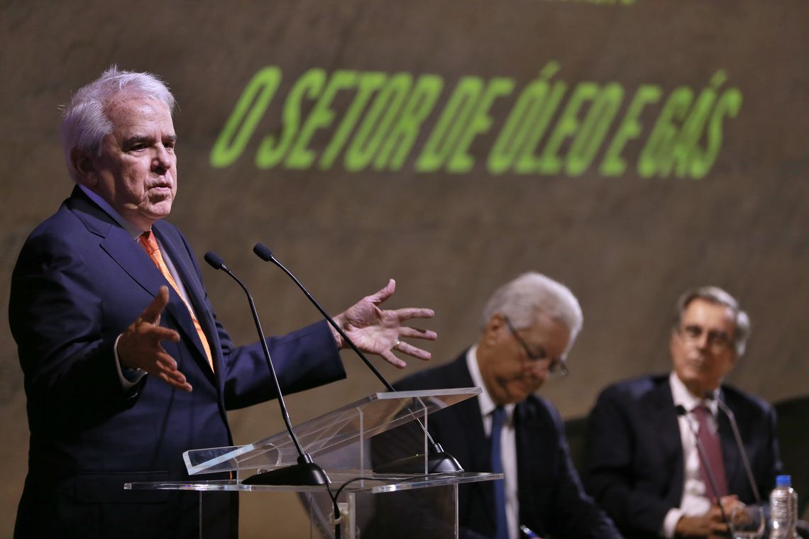Tânia Rêgo/Agência Brasil O presidente da Petrobras, Roberto Castello Branco, fala no Seminário