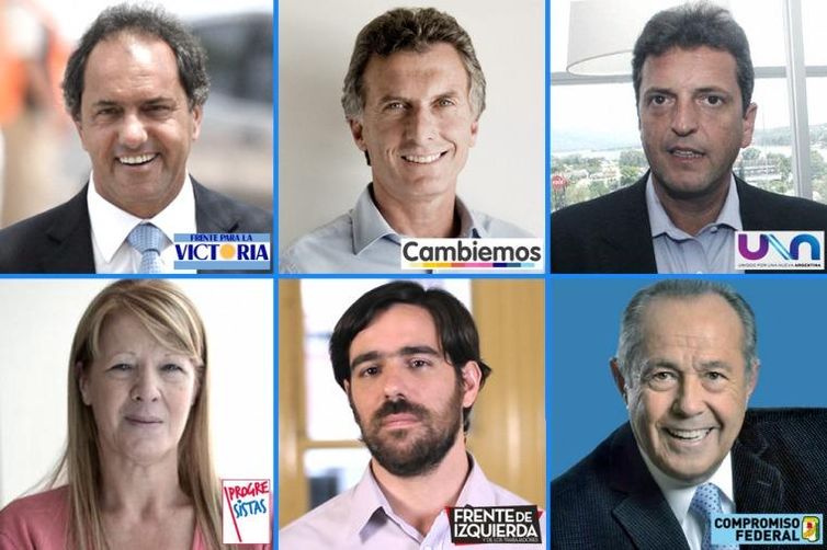 Candidatos à Presidência da Argentina encerram campanha eleitoral