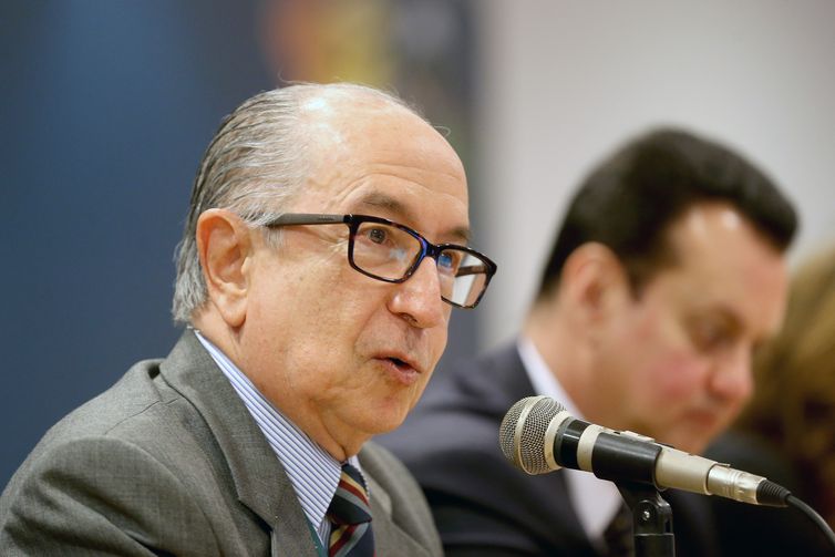 Wilson Dias/Agência Brasil Brasília - O presidente da FINEP, Marcos Cintra, e o ministro da Ciência, Tecnologia, Inovações e Comunicações, Gilberto Kassab, participam da 2ª edição do Encontro Finep para Inovação (Wilson Dias/Agência Brasil)