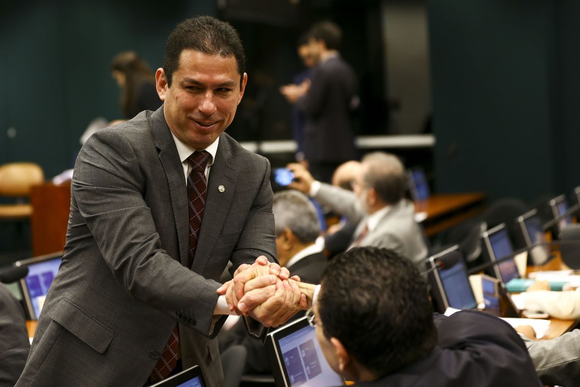 Marcelo Camargo/Agência Brasil O presidente da comissão especial da Reforma da Previdência, deputado Marcelo Ramos, durante sessão para discussão do parecer do relator.