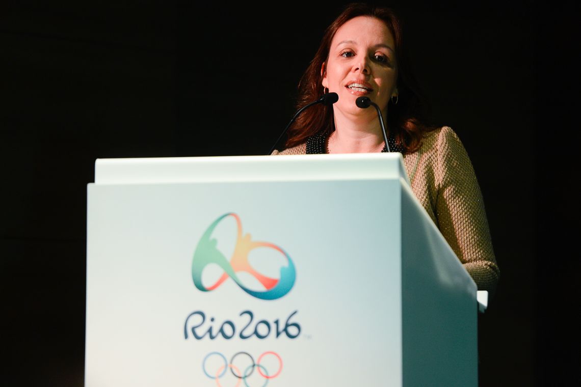 Tomaz Silva/Agência Brasil Rio de Janeiro - A diretora de marca do Comitê Rio 2016, Beth Lula, fala durante apresentação dos ingressos dos Jogos Olímpicos, no Comitê Rio 2016, na Cidade Nova, região central da capital fluminense ( Tomaz Silva/Agência Brasil)