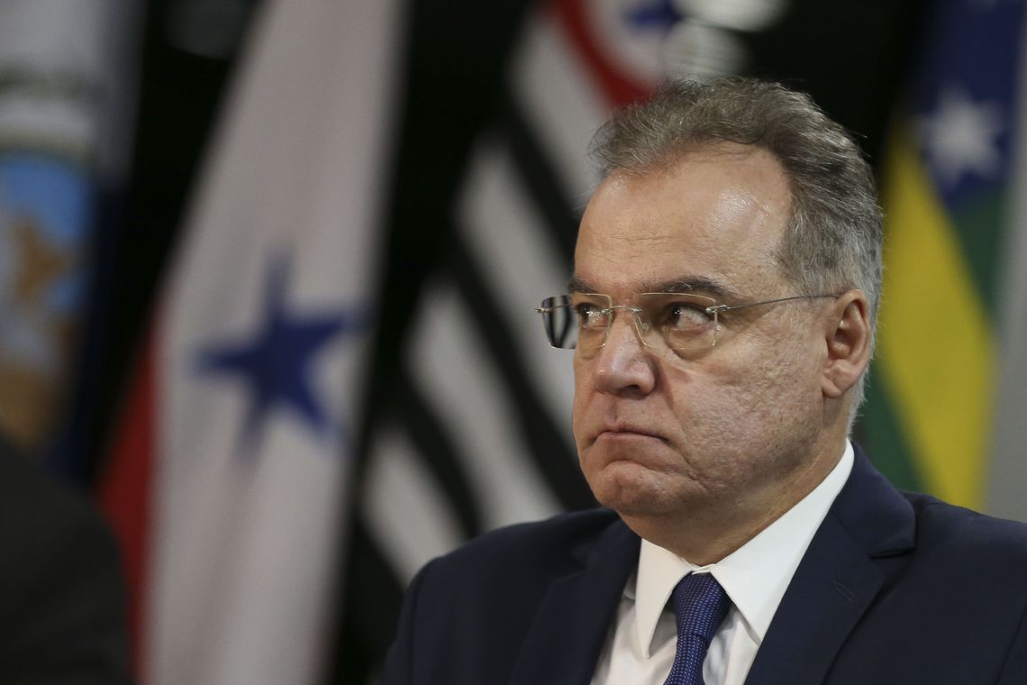 José Cruz/Agência Brasil O relator da comissão especial da Reforma da Previdência, Samuel Moreira, participa da 5ª Reunião do Fórum de Governadores.