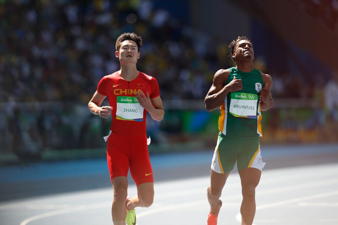 Fernando Frazão/Agência Brasil Rio de Janeiro - Rodada classificatória na prova de 100 metros rasos de atletismo dos Jogos Rio 2016, no Estádio Olímpico (Fernando Frazão/Agência Brasil)