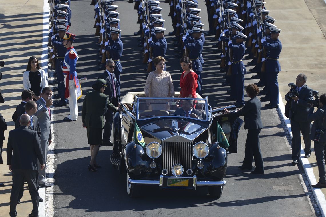 ncia Brasil Presidenta Dilma Rousseff após Cerimônia de posse no Congresso Nacional (Marcelo Camargo/Agência Brasil)