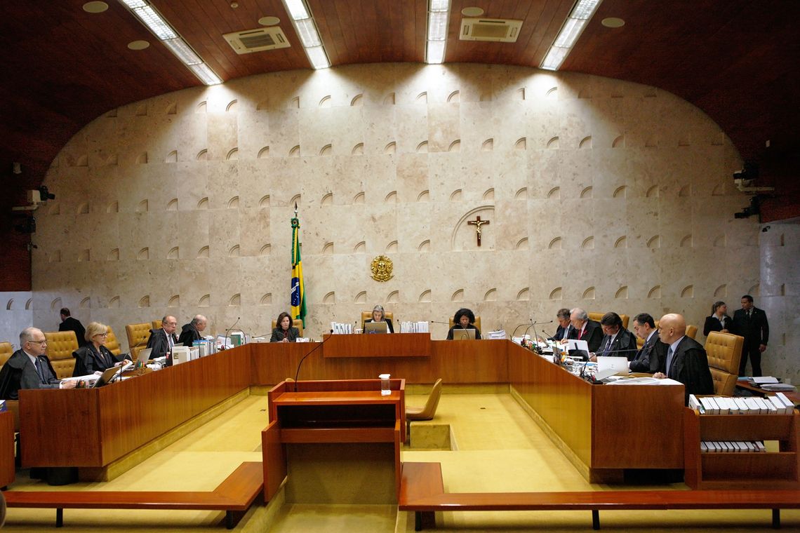Rosinei Coutinho/SCO/STF Brasília - Sessão do Supremo Tribunal Federal (STF) para decidir se parlamentares podem ser afastados do mandato por meio decisões cautelares da Corte e se as medidas podem ser revistas pelo Congresso (Rosinei Coutinho/SCO/STF)