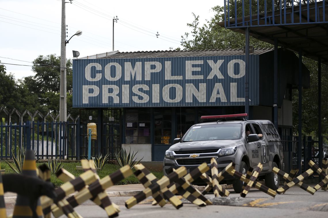 Marcelo Camargo/Agência Brasil Aparecida de Goiânia (GO) - Entrada do Complexo Prisional Odenir Guimarães, em Aparecida de Goiânia (Marcelo Camargo/Agência Brasil)