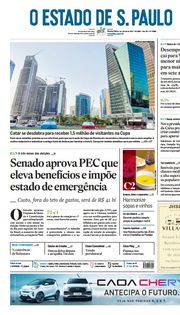 Capa do Jornal O Estado de S. Paulo Edição 2022-07-01