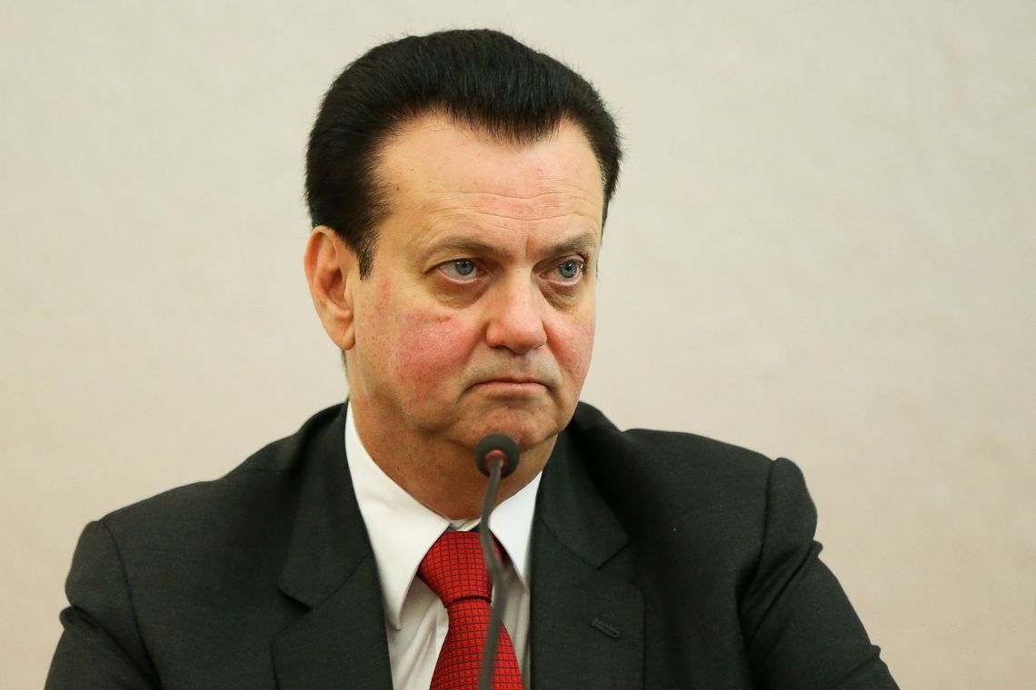 Marcelo Camargo/Agência Brasil Brasília: O ministro da Ciência e Tecnologia, Gilberto Kassab, durante a abertura do 1º Seminário Internet e Eleições, organizado pelo Tribunal Superior Eleitoral (TSE) em parceria com o Ministério de Ciência e Tecnologia. (Foto: Marcelo