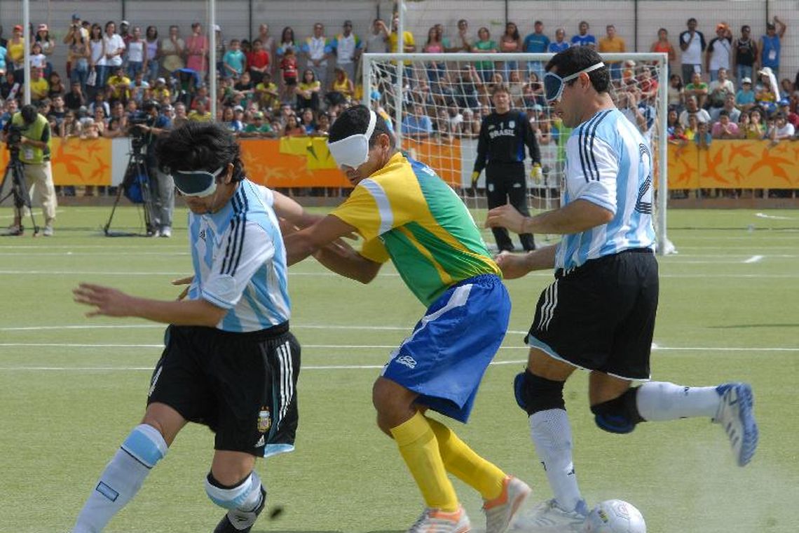 SeleÃ§Ã£o brasileira de futebol de 5 chega invicta em Lima para os Jogos Parapan-Americanos.