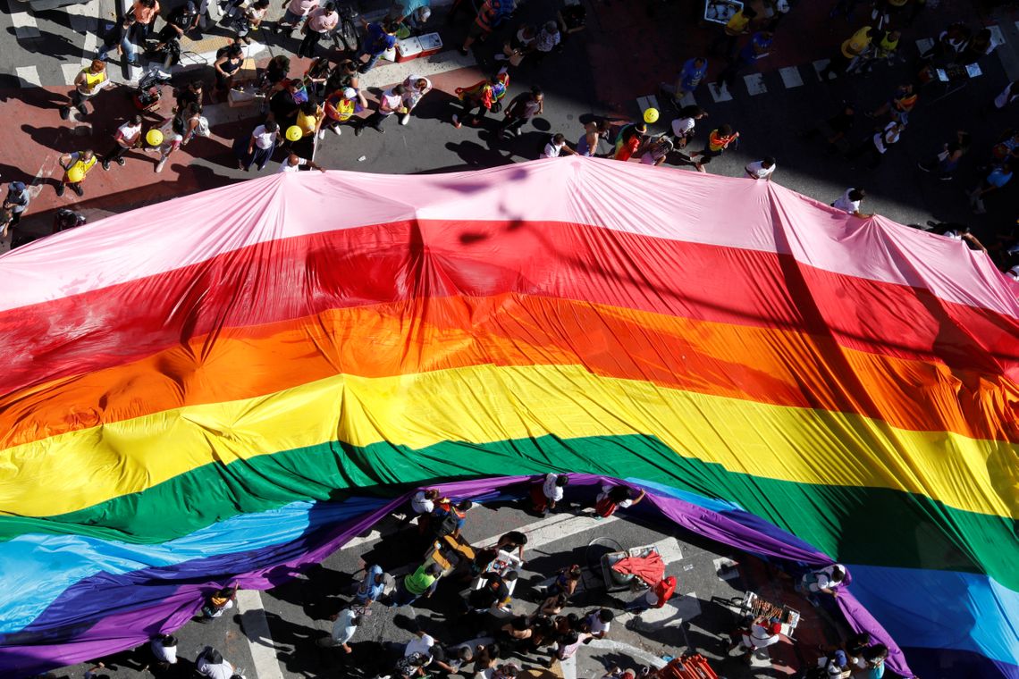Parada Gay, SÃ£o Paulo, 2019. REUTERS/Nacho Doce