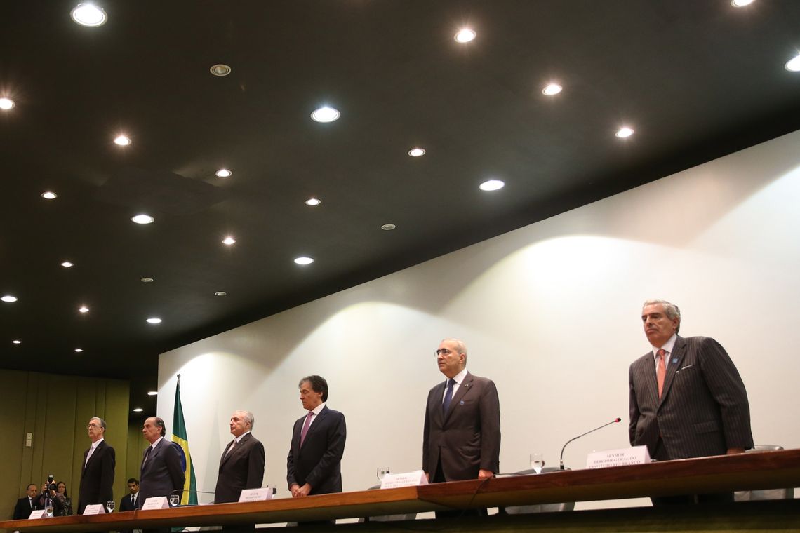 Antonio Cruz/ Agência Brasil Brasília - Presidente Michel Temer participa das comemorações do Dia do Diplomata, no Palácio Itamaraty (Antonio Cruz/Agência Brasil)