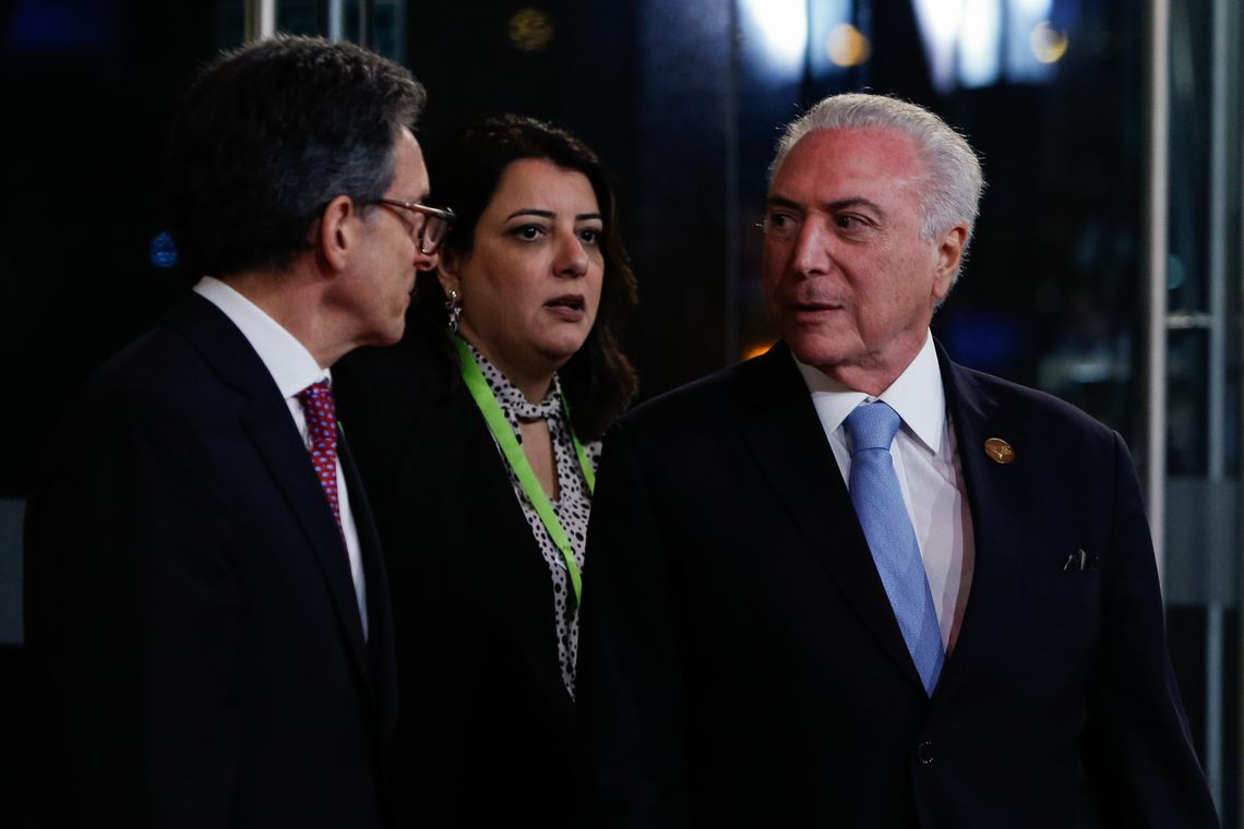 Alan Santos/PR Lima - Presidente da República, Michel Temer e o Presidente da República do Peru, Martin Alberto Vizcarra (Alan SantosPR)