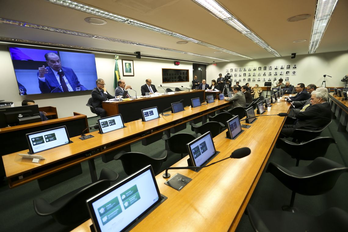 Marcelo Camargo/Agência Brasil O ministro das Relações Exteriores, Aloysio Nunes Ferreira, participa de audiência pública na Comissão de Relações Exteriores e Defesa Nacional da Câmara.