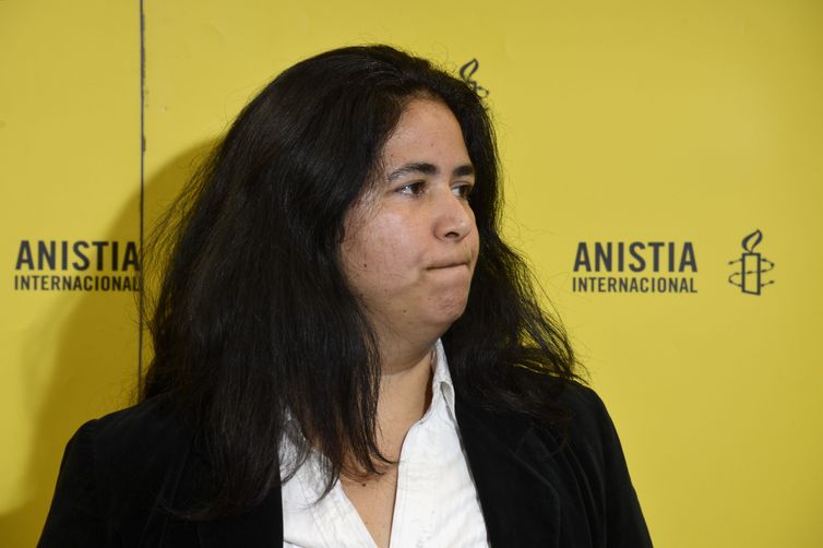 - Anistia Internacional critica 'ineficácia' de autoridades no caso da vereadora Marielle Franco. Na foto, a coordernadora de pesquisa da Anistia Intern