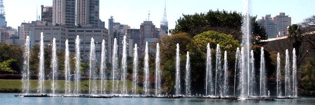 Parque Ibirapuera Fontes do Parque Ibirapuera, em São Paulo.