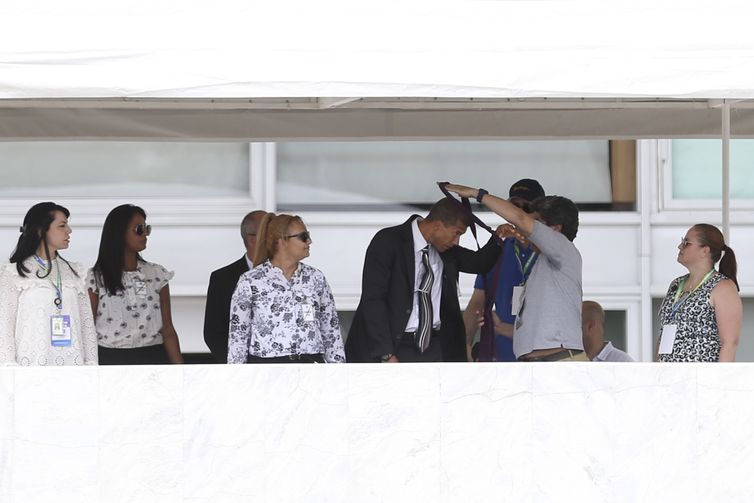 Ãltimo ensaio para a posse do presidente eleito, Jair Bolsonaro.