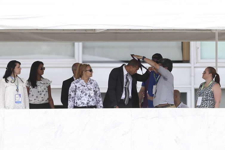 Último ensaio para a posse do presidente eleito, Jair Bolsonaro.