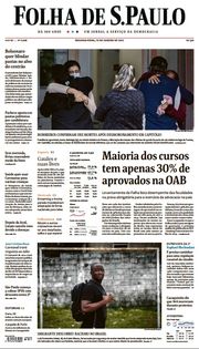 Capa do Jornal Folha de S. Paulo Edição 2022-01-10