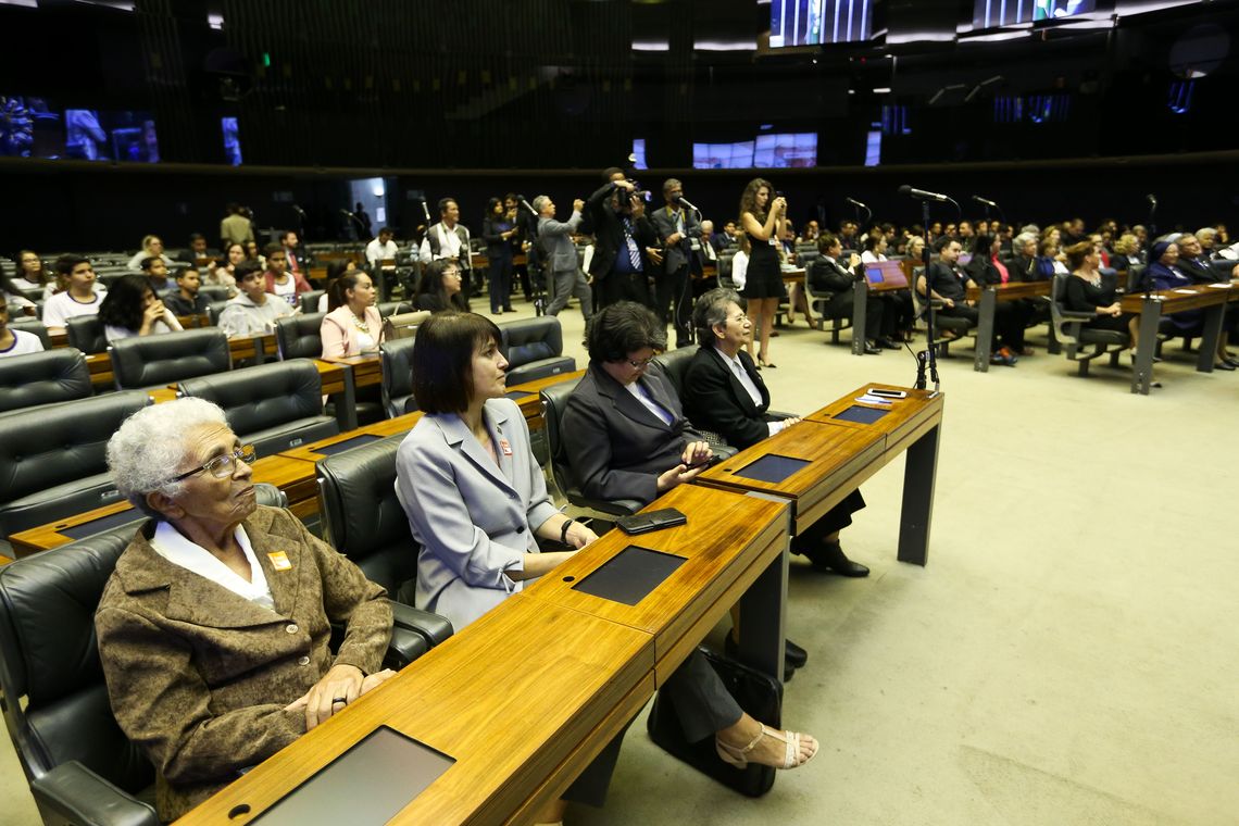 Marcelo Camargo/Agência Brasil A Câmara dos Deputados realiza a solenidade de entrega do Prêmio Zilda Arns 2018, em reconhecimento às pessoas e instituições que se destacaram por ações em defesa dos direitos das pessoas idosas.