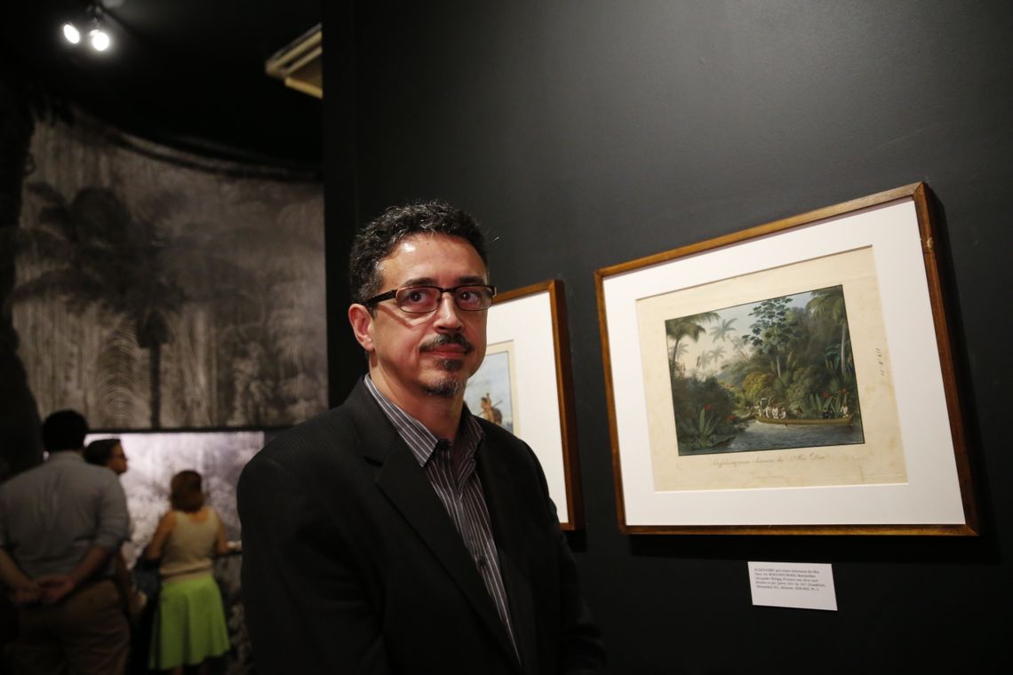 Fernando Frazão/Agência Brasil O ministro da Cultura, Sérgio Sá Leitão, abre a exposição 1808 a 1818, A construção do reino do Brasil, na Biblioteca Nacional, dando início às comemorações dos 200 anos da Independência do Brasil.