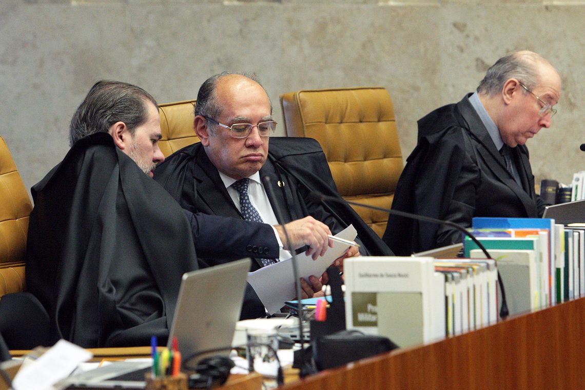 Carlos Moura/SCO/STF Brasília - Sessão do Supremo Tribunal Federal (STF) para decidir se parlamentares podem ser afastados do mandato por meio decisões cautelares da Corte e se as medidas podem ser revistas pelo Congresso (Carlos Moura/SCO/STF)