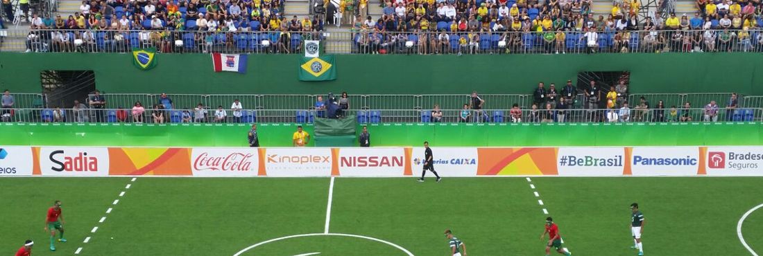 Brasil vence Marrocos, de virada, por 3 a 1 na estreia do futebol de cinco