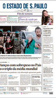 Capa do Jornal O Estado de S. Paulo Edição 2023-11-25