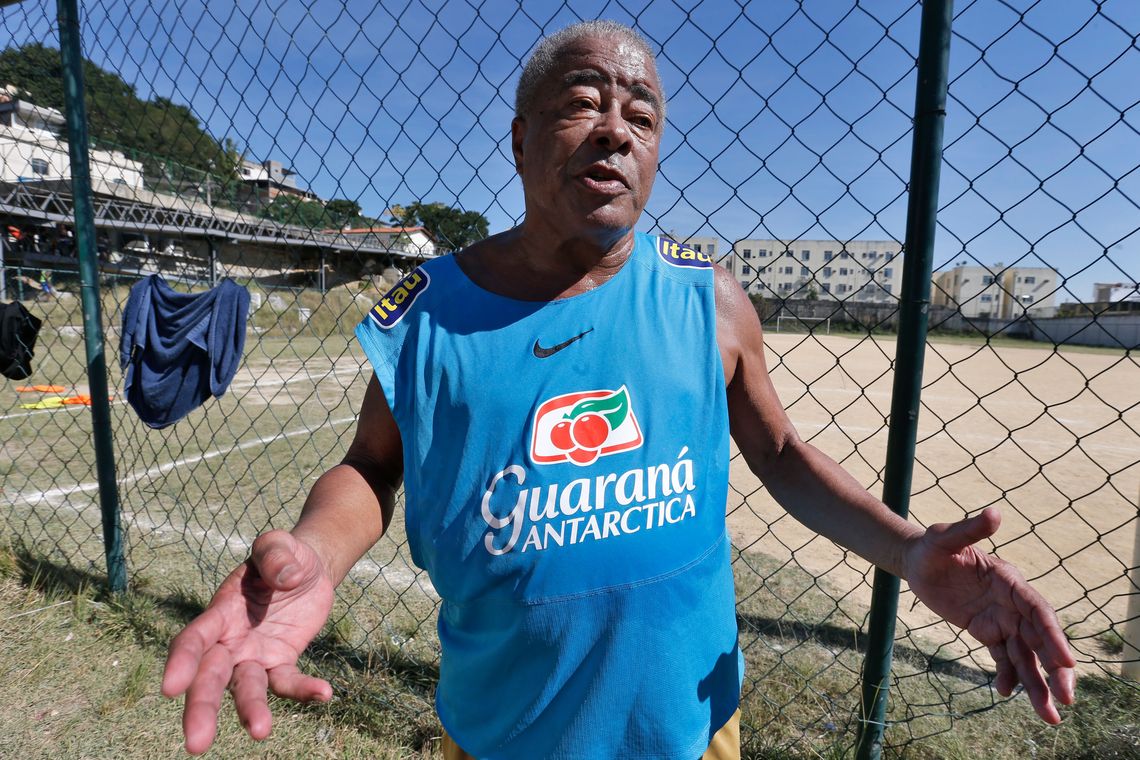 Tânia Rêgo/Agência Brasil Entrevista com o jogador Jairzinho, o furacão da Copa de 70, que fez gols em todos os jogos, na Vila Olímpica do Sampaio, zona norte da cidade.
