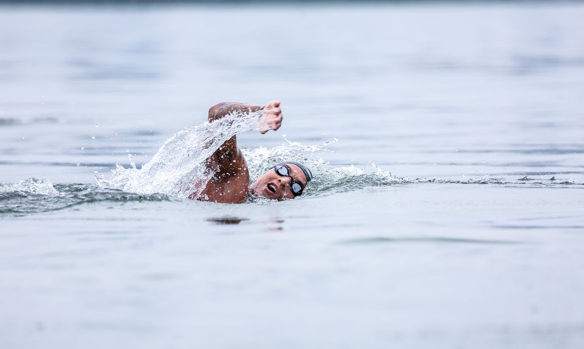 Crédito obrigatório: Rodolfo Vilela/Ministério da Cidadania
Ana Marcela Cunha compete nos 7º Jogos Mundiais Militares. Local: Lago Guozhenghu, Wuhan, China. Data: 23.10.2019. Foto: Rodolfo Vilela/Ministério da Cidadania