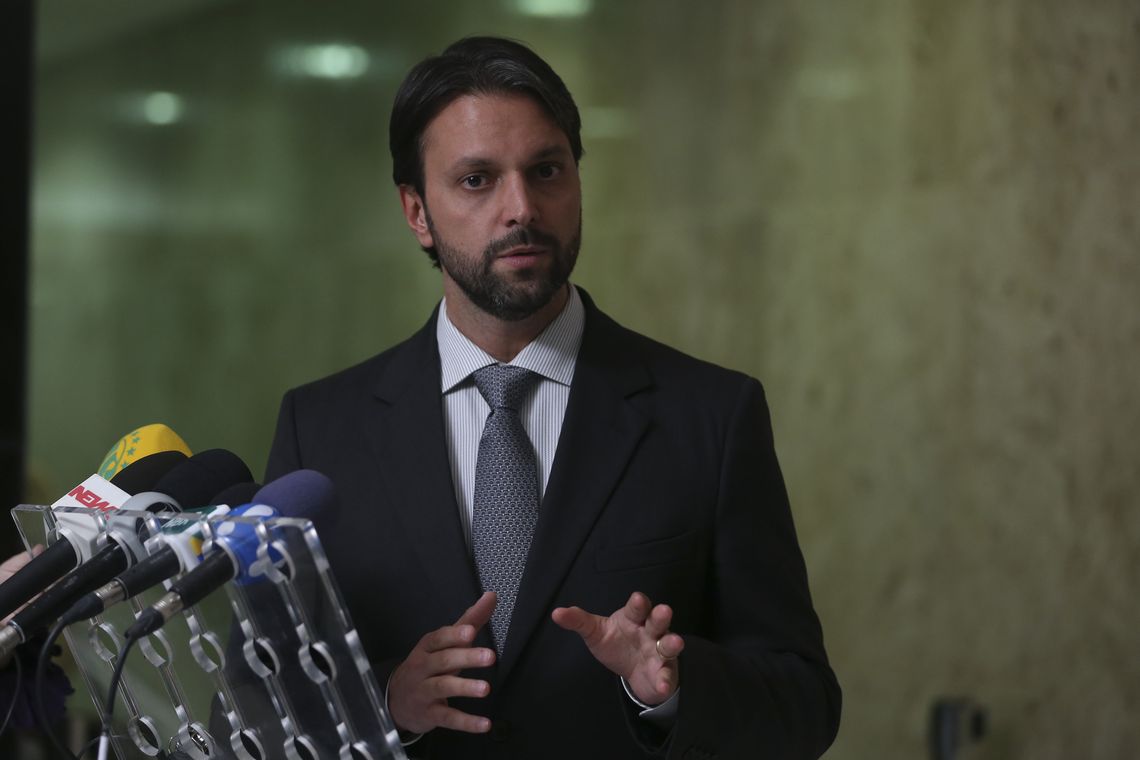 Valter Campanato/Agência Brasil Entrevista coletiva com o ministro das Cidades, Alexandre Baldy