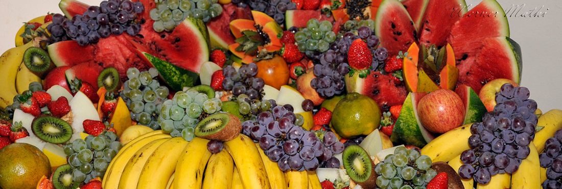 Frutas Alimentação variada é colorida