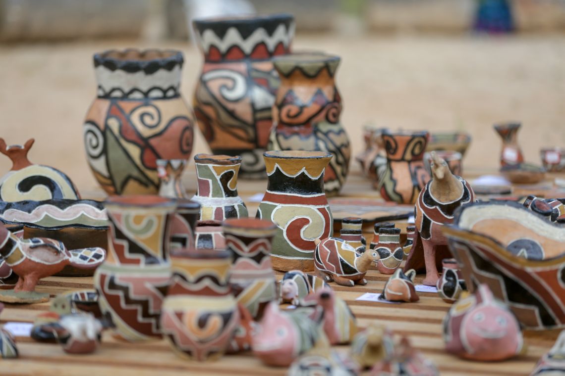 Fabio Rodrigues Pozzebom/Agência Brasil Brasília - Atividades do Projeto Culturas Vivas, no Memorial dos Povos Indígenas, que visam a valorizar as expressões culturais e artísticas dos povos indígenas do Brasil (Fabio Rodrigues Pozzebom/Agência Brasil)