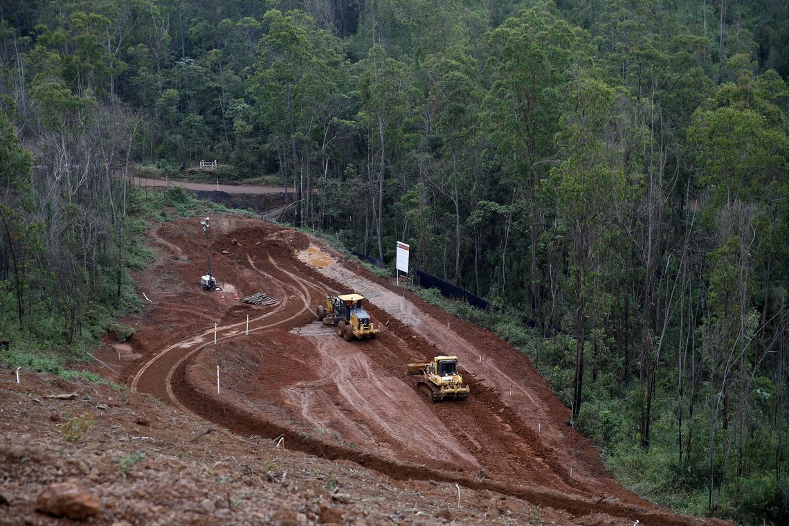 Tânia Rêgo/Agência Brasil Canteiro de obras da Nova Bento Rodrigues.