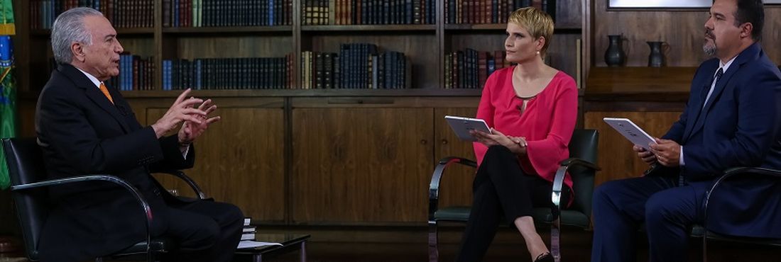 Entrevista com presidente Michel Temer